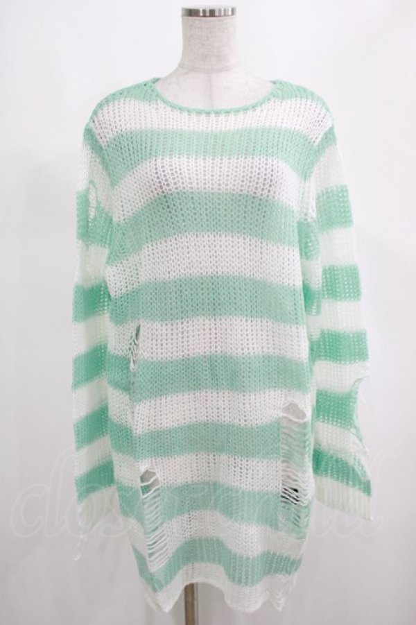 画像1: KILL STAR / Peppermint knit Sweater S ミント H-25-03-01-035-SL-TO-KB-ZH (1)