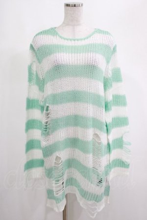 画像: KILL STAR / Peppermint knit Sweater M ミント H-25-03-01-041-SL-TO-KB-ZH