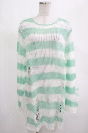 画像: KILL STAR / Peppermint knit Sweater M ミント H-25-03-01-043-SL-TO-KB-ZH