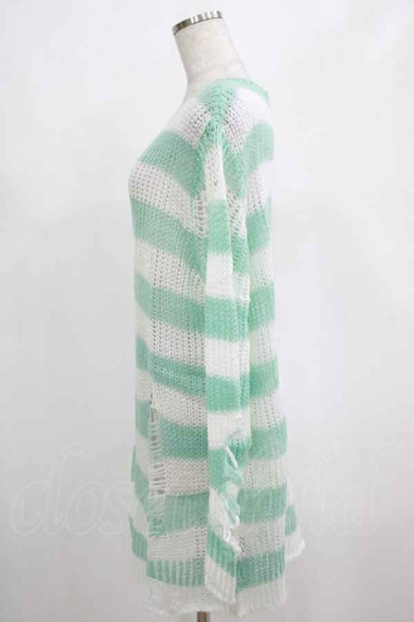 画像2: KILL STAR / Peppermint knit Sweater M ミント H-25-03-01-043-SL-TO-KB-ZH (2)