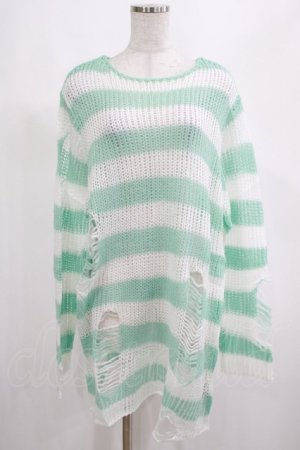 画像: KILL STAR / Peppermint knit Sweater M ミント H-25-03-01-045-SL-TO-KB-ZH