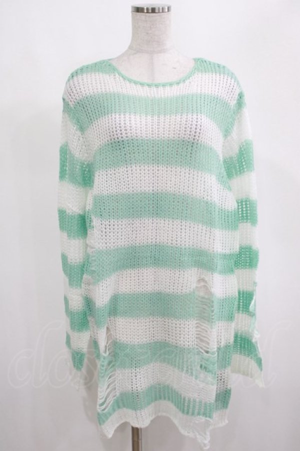 画像1: KILL STAR / Peppermint knit Sweater M ミント H-25-03-01-047-SL-TO-KB-ZH (1)