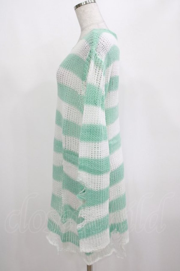 画像2: KILL STAR / Peppermint knit Sweater M ミント H-25-03-01-047-SL-TO-KB-ZH (2)