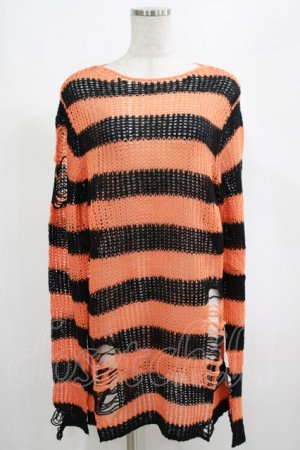 画像: KILL STAR / Pumpkin Knit Sweater XS オレンジ H-25-03-01-048-SL-TO-KB-ZY