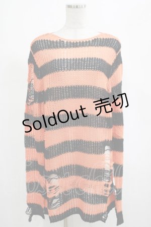 画像: KILL STAR / Pumpkin Knit Sweater XS オレンジ H-25-03-01-048-SL-TO-KB-ZY