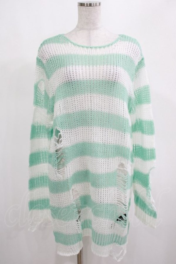 画像1: KILL STAR / Peppermint knit Sweater M ミント H-25-03-01-049-SL-TO-KB-ZH (1)