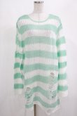 画像1: KILL STAR / Peppermint knit Sweater L ミント H-25-03-01-051-SL-TO-KB-ZH (1)