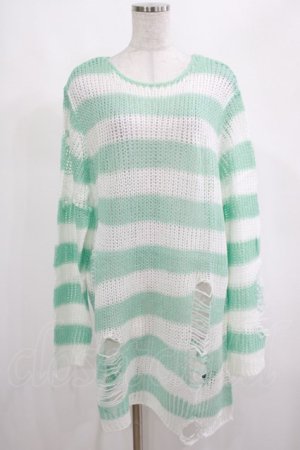 画像: KILL STAR / Peppermint knit Sweater L ミント H-25-03-01-051-SL-TO-KB-ZH