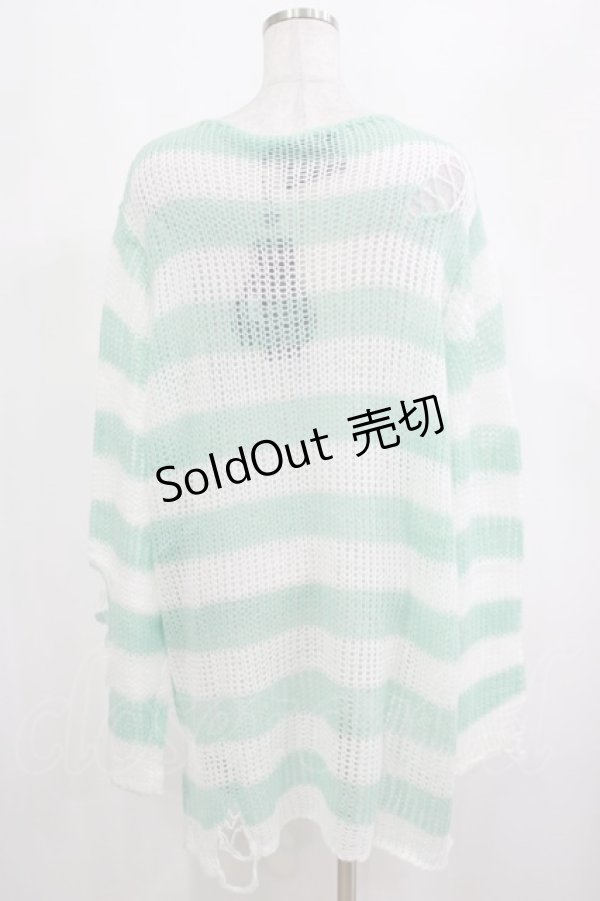 画像3: KILL STAR / Peppermint knit Sweater L ミント H-25-03-01-053-SL-TO-KB-ZH (3)