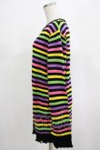 画像2: KILL STAR / Rainbow Warrior Knit Sweater XS 黒×レインボー H-25-03-01-054-SL-TO-KB-ZS (2)