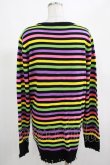 画像3: KILL STAR / Rainbow Warrior Knit Sweater XS 黒×レインボー H-25-03-01-054-SL-TO-KB-ZS (3)