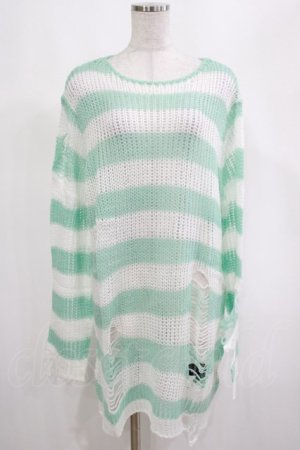 画像: KILL STAR / Peppermint knit Sweater L ミント H-25-03-01-055-SL-TO-KB-ZH