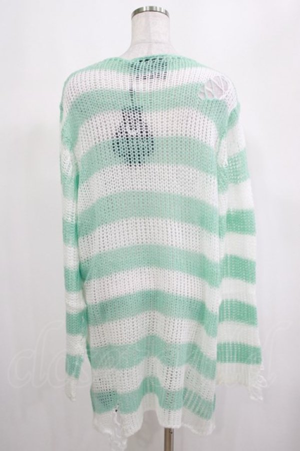 画像3: KILL STAR / Peppermint knit Sweater L ミント H-25-03-01-055-SL-TO-KB-ZH (3)