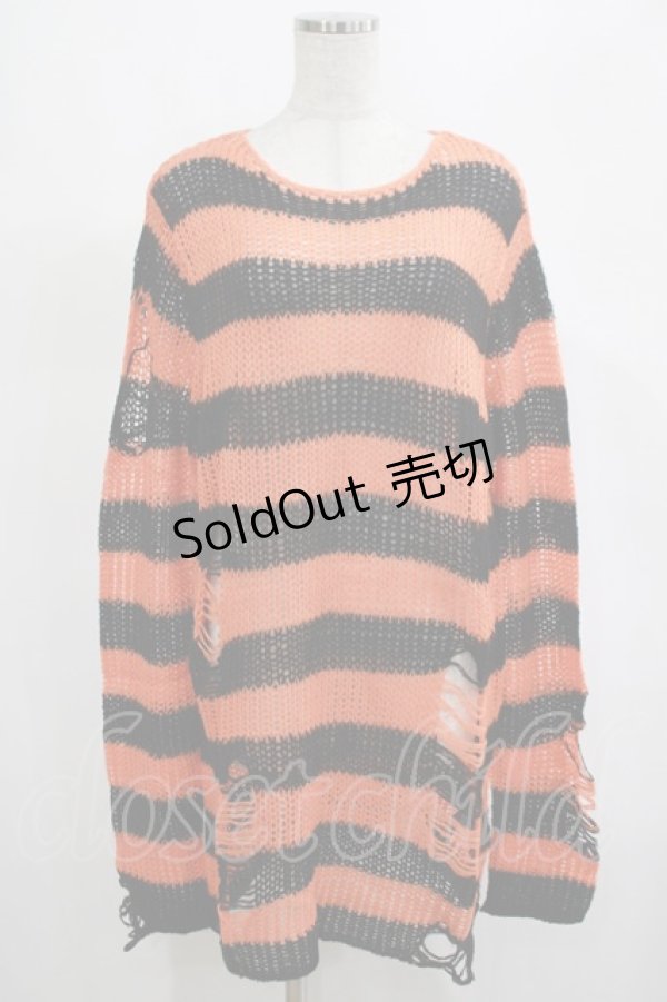 画像1: KILL STAR / Pumpkin Knit Sweater S オレンジ H-25-03-01-056-SL-TO-KB-ZI (1)