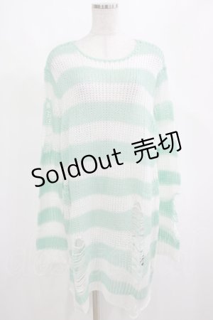 画像: KILL STAR / Peppermint knit Sweater L ミント H-25-03-01-057-SL-TO-KB-ZY