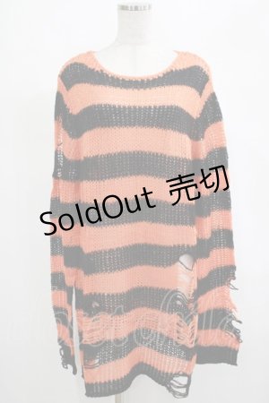 画像: KILL STAR / Pumpkin Knit Sweater S オレンジ H-25-03-01-060-SL-TO-KB-ZH