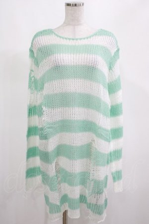 画像: KILL STAR / Peppermint knit Sweater L ミント H-25-03-01-061-SL-TO-KB-ZH