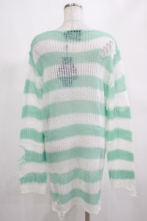画像3: KILL STAR / Peppermint knit Sweater L ミント H-25-03-01-061-SL-TO-KB-ZH (3)