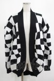 画像1: KILL STAR / Your Move Cardigan XS 黒×白 H-25-03-01-062-SL-TO-KB-ZH (1)