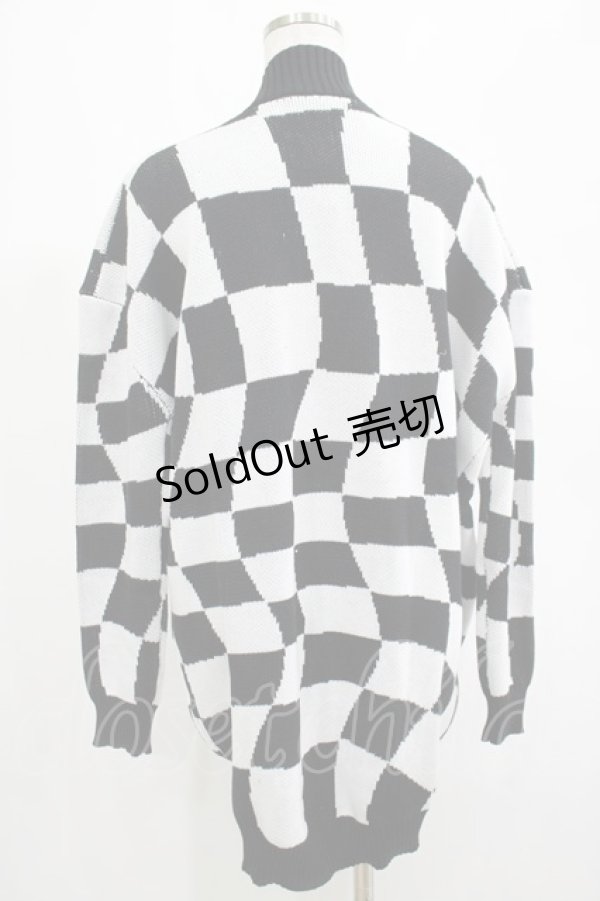 画像3: KILL STAR / Your Move Cardigan XS 黒×白 H-25-03-01-062-SL-TO-KB-ZH (3)