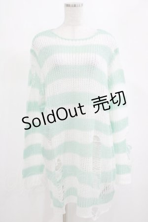 画像: KILL STAR / Peppermint knit Sweater L ミント H-25-03-01-063-SL-TO-KB-ZI