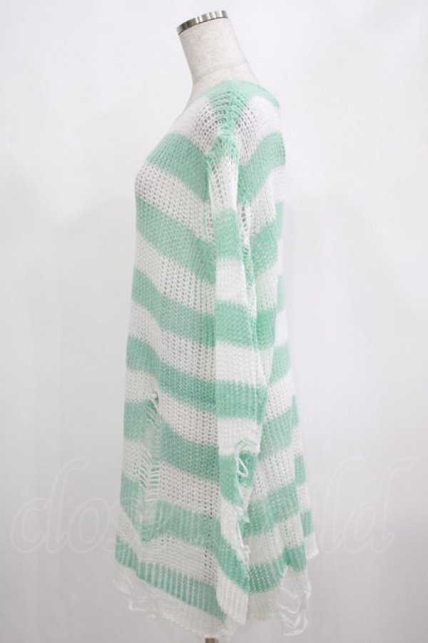 画像2: KILL STAR / Peppermint knit Sweater L ミント H-25-03-01-063-SL-TO-KB-ZH (2)