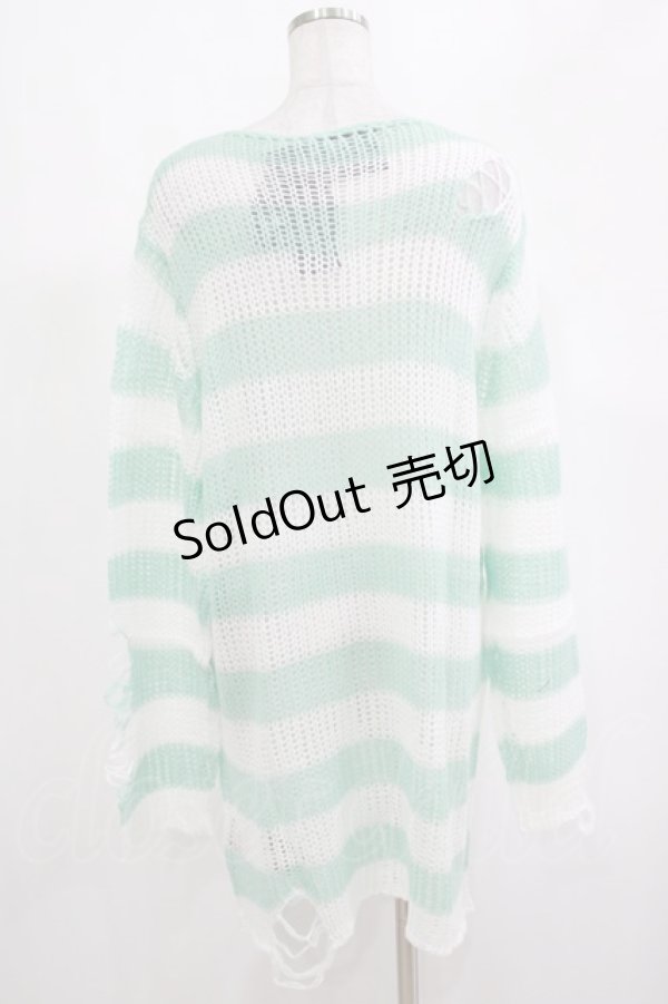 画像3: KILL STAR / Peppermint knit Sweater L ミント H-25-03-01-063-SL-TO-KB-ZI (3)