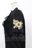 画像3: axes femme POETIQUE / ヒマワリ刺繍フリルカットプルオーバー M ブラック H-25-03-01-1055-AX-TO-NS-ZH (3)