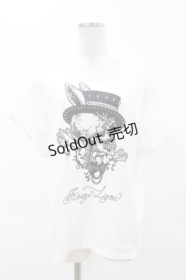 画像1: Rouge Ligne / Rabbit hat T Free Off White H-25-03-01-1057-0-TS-NS-ZH (1)
