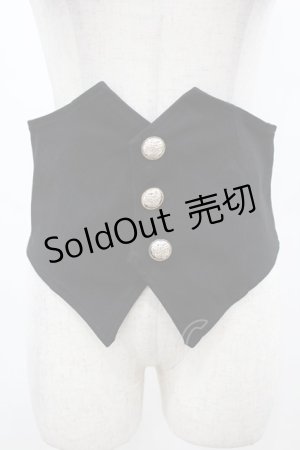 画像: axes femme / ボタンコルセットベルト Free ブラック H-25-03-01-1009-AX-ZA-NS-ZH