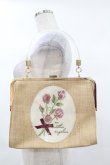 画像1: an another angelus / ローズ刺繍クリアハンドルバッグ  PINK H-25-03-01-1014-CA-BG-NS-ZH (1)