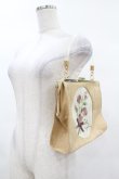 画像2: an another angelus / ローズ刺繍クリアハンドルバッグ  PINK H-25-03-01-1014-CA-BG-NS-ZH (2)