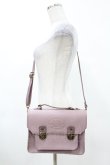 画像1: Maison de FLEUR Petite Robe canone / エンブレムショルダーバッグ  ピンク H-25-03-01-1018-EL-BG-NS-ZH (1)