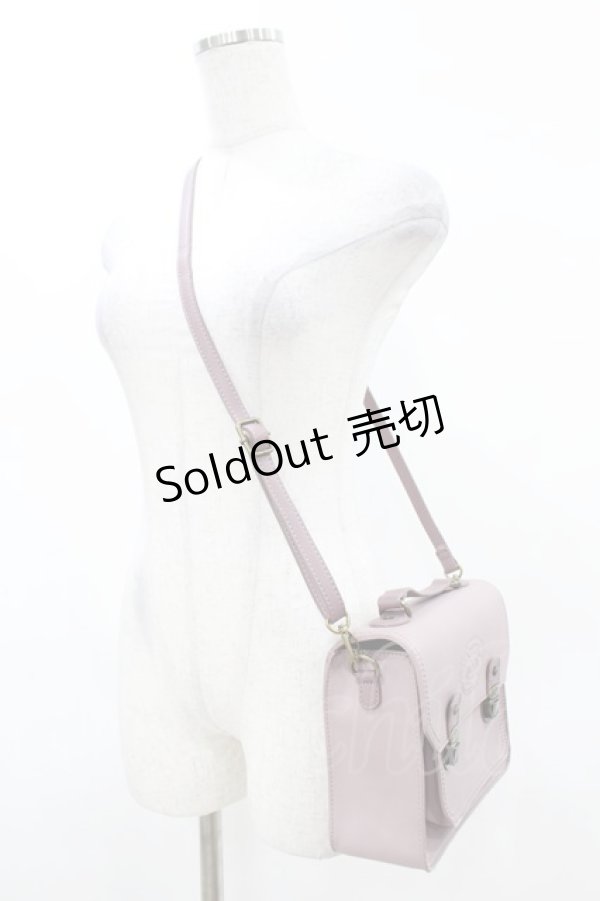 画像2: Maison de FLEUR Petite Robe canone / エンブレムショルダーバッグ  ピンク H-25-03-01-1018-EL-BG-NS-ZH (2)