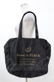 画像1: Maison de FLEUR / キャリーオンバッグ  ブラック H-25-03-01-1023-LO-BG-NS-ZH (1)