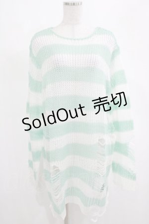 画像: KILL STAR / Peppermint knit Sweater L ミント H-25-03-01-067-SL-TO-KB-ZY