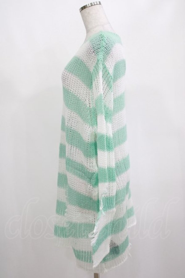 画像2: KILL STAR / Peppermint knit Sweater L ミント H-25-03-01-069-SL-TO-KB-ZH (2)