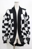 画像1: KILL STAR / Your Move Cardigan XS 黒×白 H-25-03-01-070-SL-TO-KB-ZH (1)