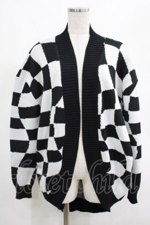 画像: KILL STAR / Your Move Cardigan XS 黒×白 H-25-03-01-070-SL-TO-KB-ZH