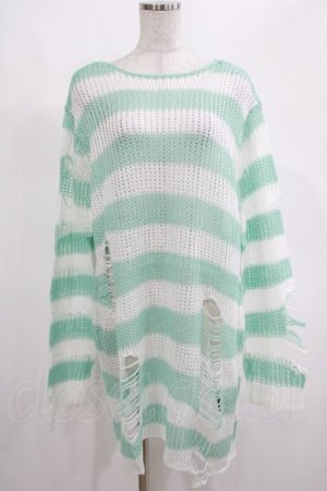 画像: KILL STAR / Peppermint knit Sweater L ミント H-25-03-01-071-SL-TO-KB-ZT206