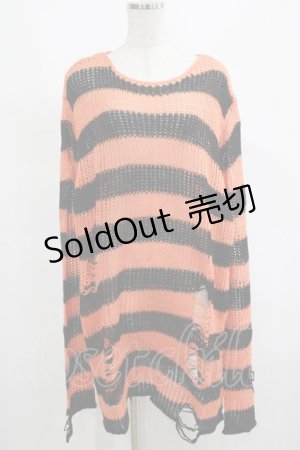 画像: KILL STAR / Pumpkin Knit Sweater XL オレンジ H-25-03-01-072-SL-TO-KB-ZH