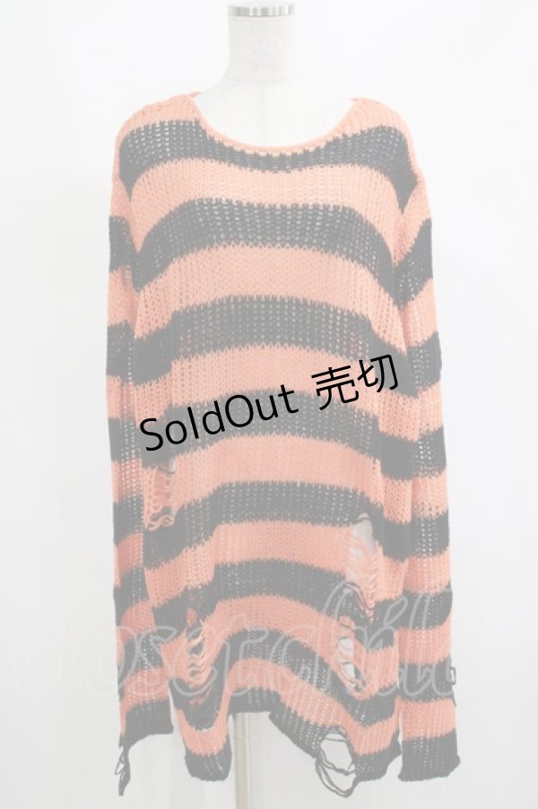 画像1: KILL STAR / Pumpkin Knit Sweater XL オレンジ H-25-03-01-072-SL-TO-KB-ZH (1)