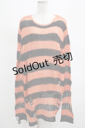 画像: KILL STAR / Pumpkin Knit Sweater XL オレンジ H-25-03-01-074-SL-TO-KB-ZI