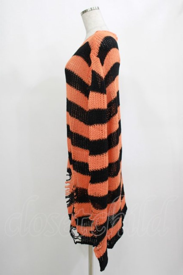 画像2: KILL STAR / Pumpkin Knit Sweater XL オレンジ H-25-03-01-074-SL-TO-KB-ZI (2)