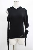 画像1: KILL STAR / Morwen Hooded Top S ブラック H-25-03-01-009-SL-TO-KB-ZH (1)