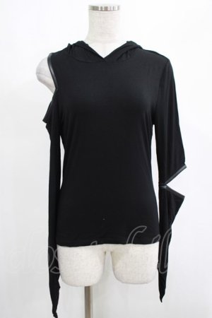 画像: KILL STAR / Morwen Hooded Top S ブラック H-25-03-01-009-SL-TO-KB-ZH