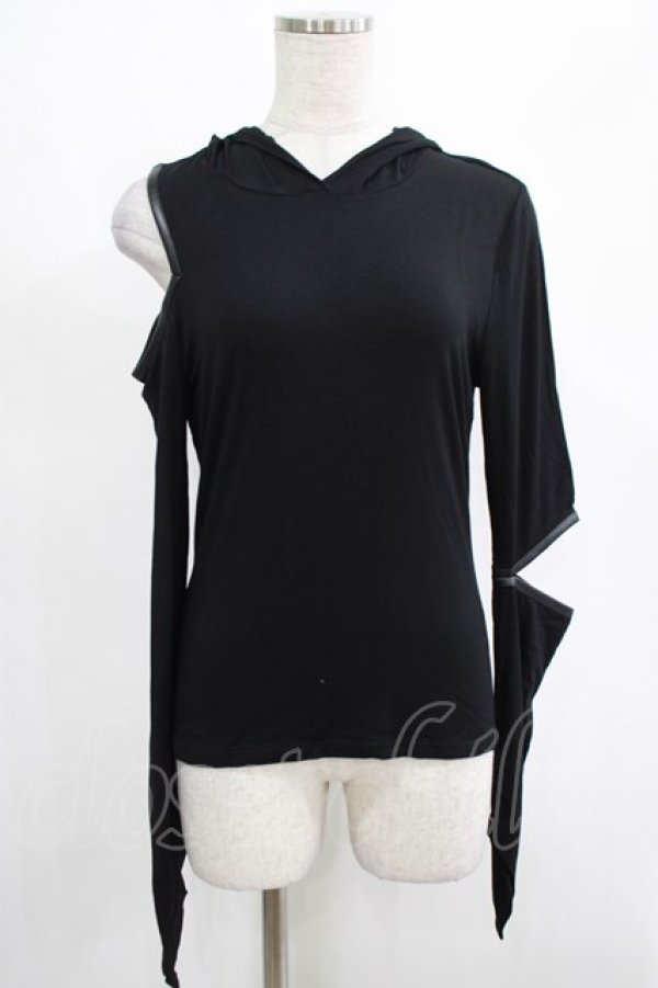 画像1: KILL STAR / Morwen Hooded Top S ブラック H-25-03-01-009-SL-TO-KB-ZH (1)