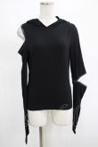 画像1: KILL STAR / Morwen Hooded Top S ブラック H-25-03-01-011-SL-TO-KB-ZH (1)
