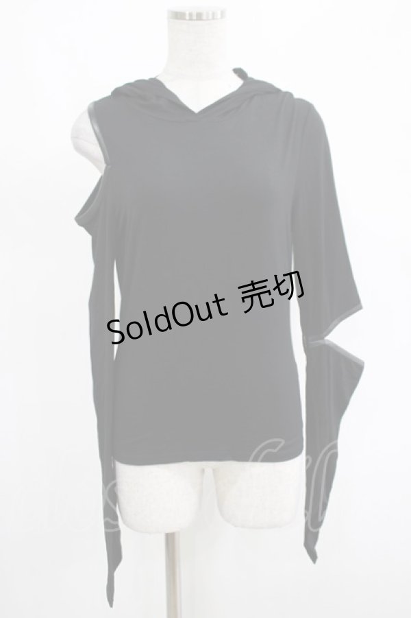 画像1: KILL STAR / Morwen Hooded Top S ブラック H-25-03-01-011-SL-TO-KB-ZH (1)