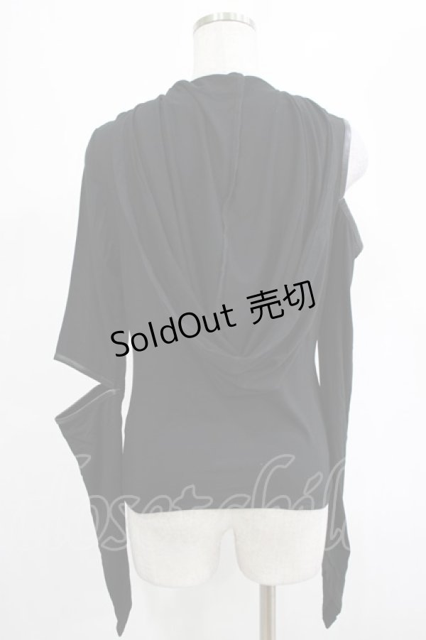 画像3: KILL STAR / Morwen Hooded Top S ブラック H-25-03-01-011-SL-TO-KB-ZH (3)